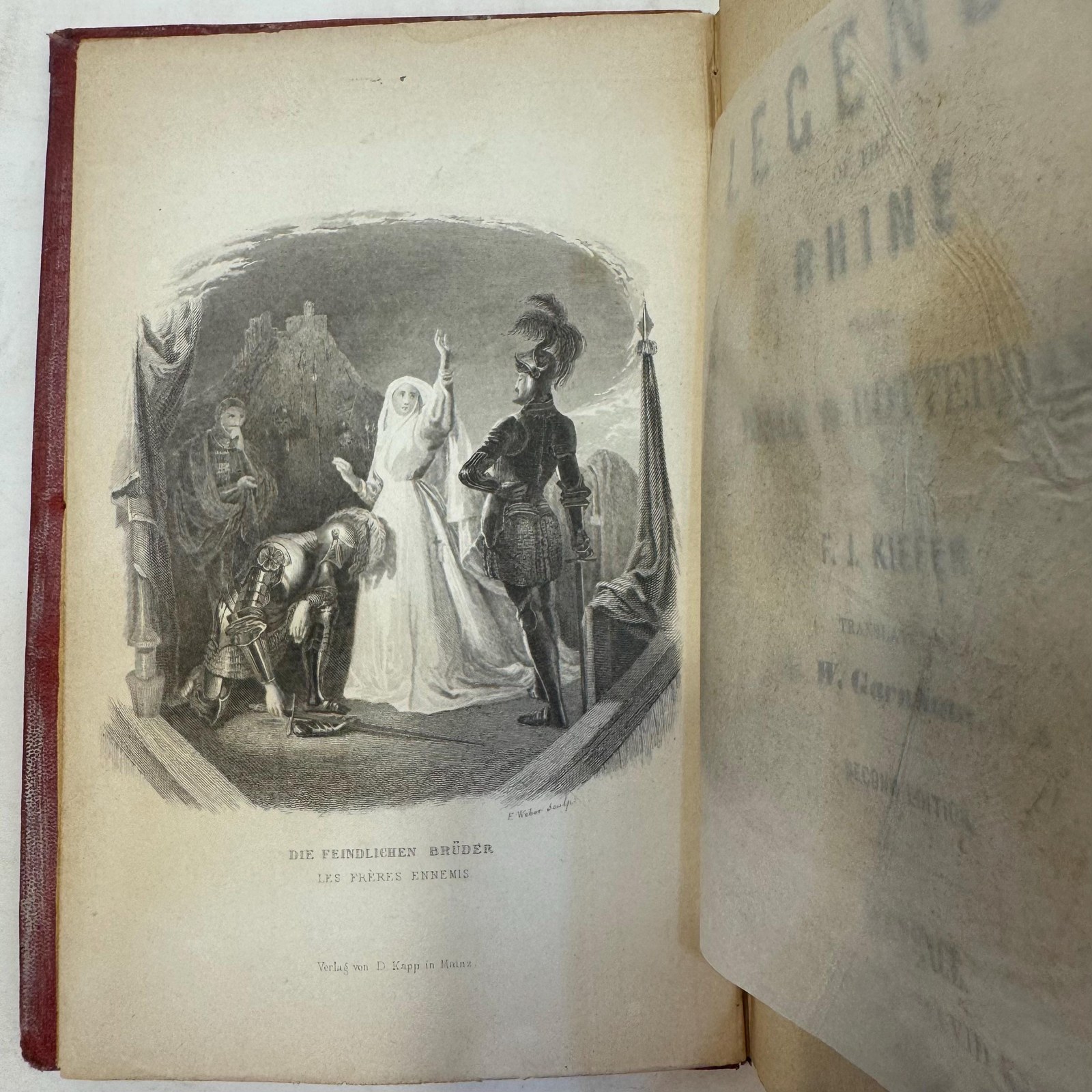 The Legends of the Rhine from Basle to Rotterdam by F. J. Kiefer: Translated by L. W. Garnham, B. A. — photograph 3.