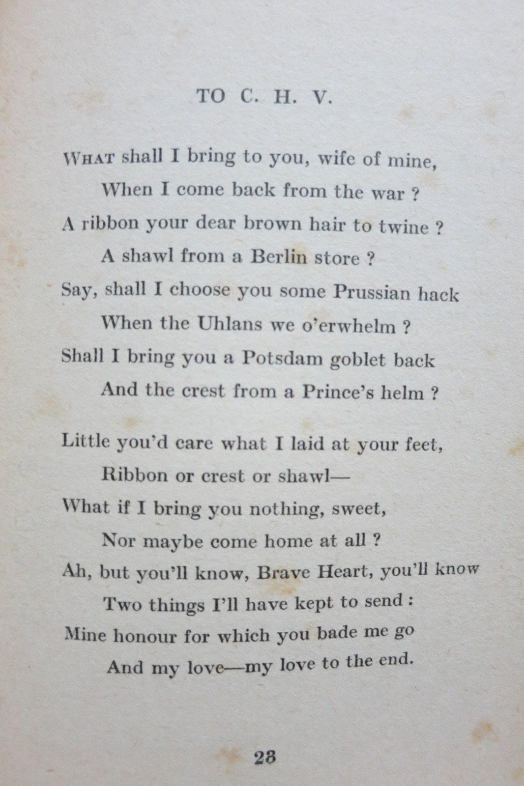 War Poems and Other Verses — photograph 8.