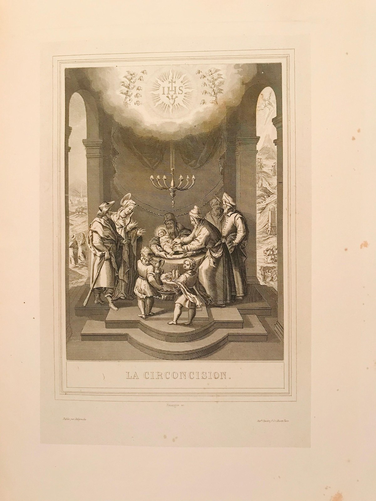 1853 La Vie de N.S. Jésus-Christ (The life of Jésus-Christ). 130 beautiful steel engravings. Folio (17.5" x 12"). 2 volumes — photograph 8.