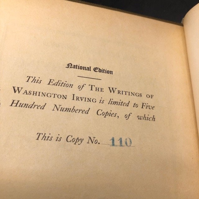 The Complete Writings of Washington Irving including His Life — photograph 5.