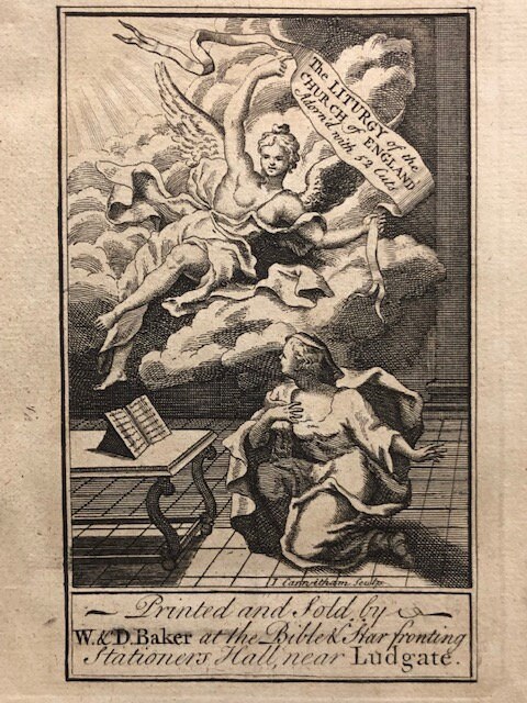 1762 50+ engravings, The Book of Common Prayer, Sterling(?) corners and medallion to ornate gilt covers, Gorgeous binding, very ornate. — photograph 4.