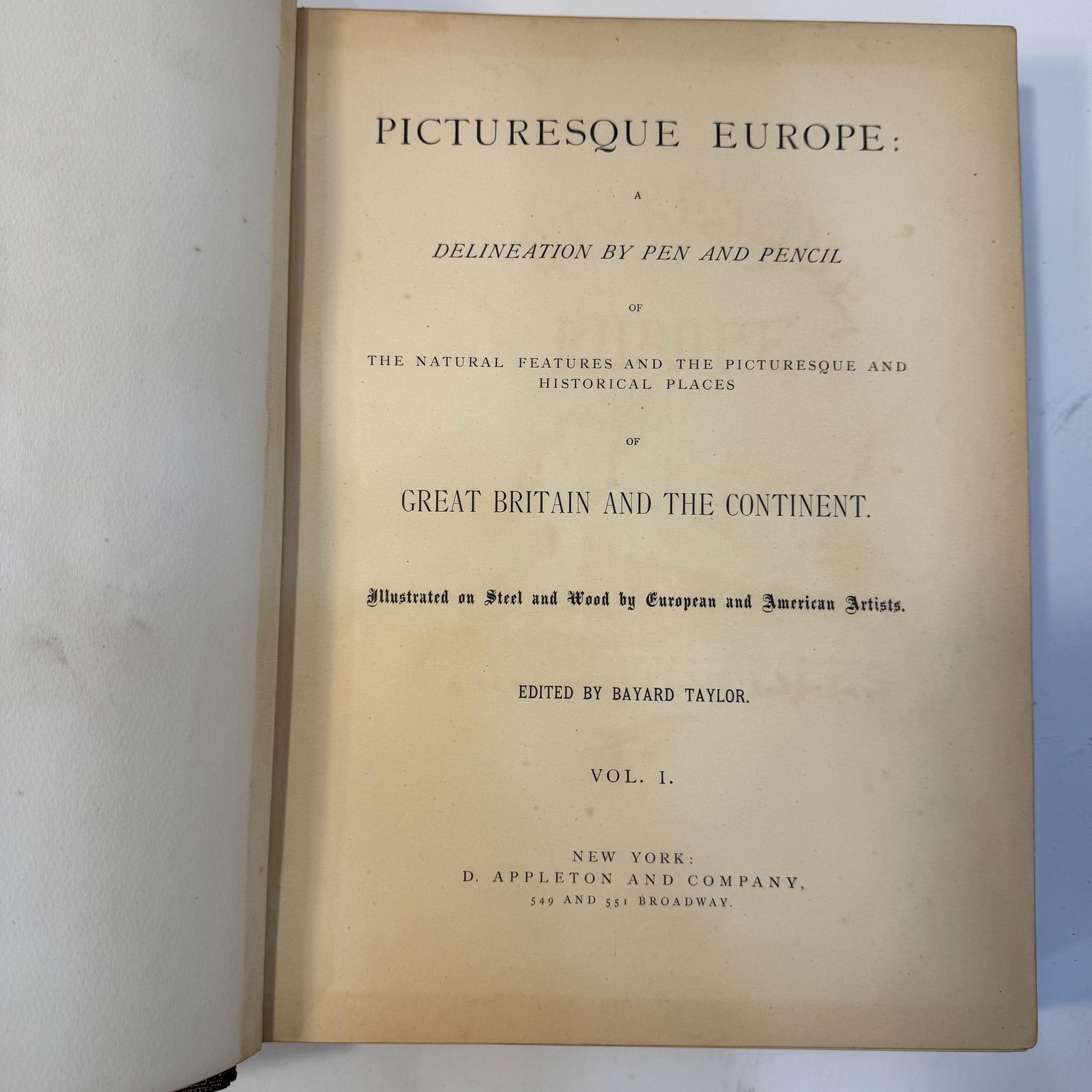 Picturesque Europe; a delineation by pen and pencil of the natural features and the picturesque and historical places of Great Britain and the continent. Illustrated on steel and wood by European and American artists. — photograph 10.