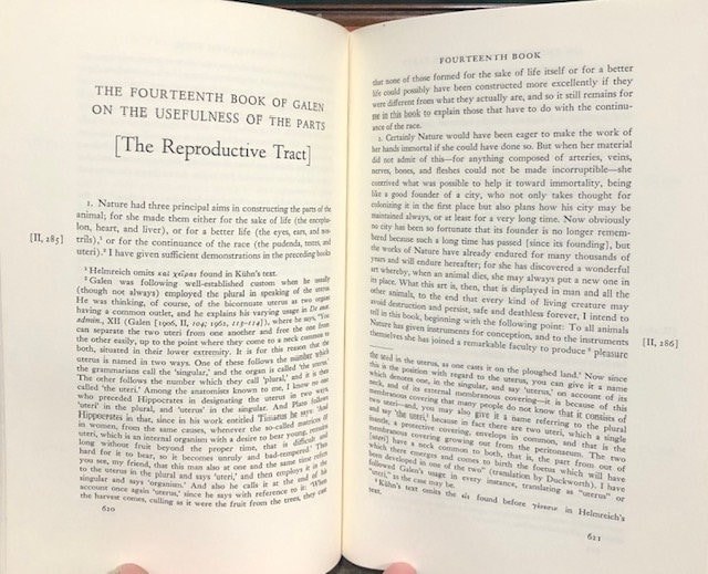The Usefulness of the Parts of the Body. "De usu partium". Two Volumes. — photograph 5.