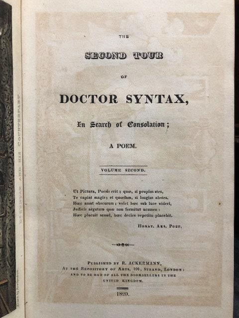 The Tour of Doctor Syntax, In Search of The Picturesque, A Poem — photograph 3.