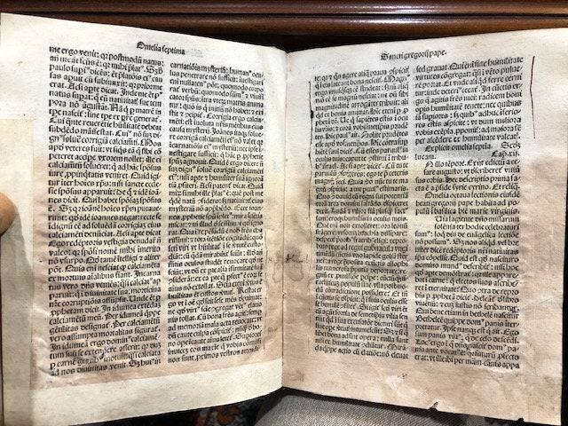 Homiliae super Evangeliis. GOOGLE TRANSLATION: Teachings on the Gospels — photograph 5.