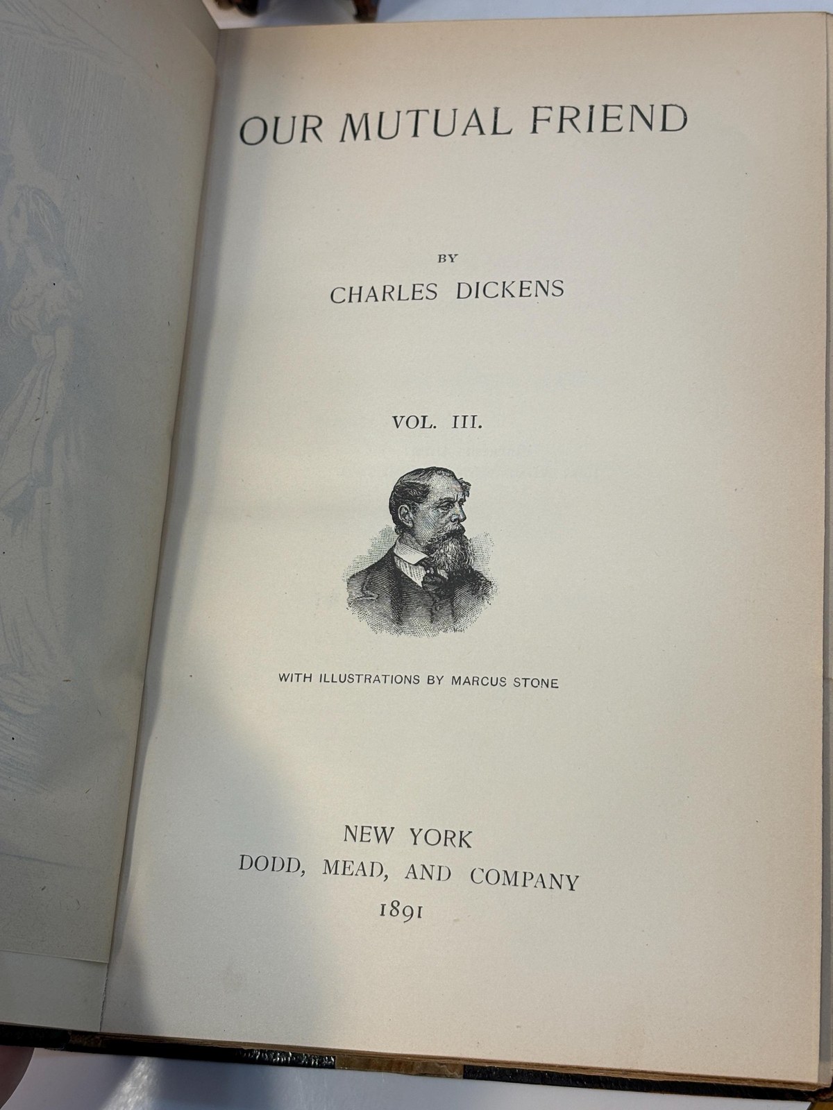 Our Mutual Friend with Illustrations (3 vol) — photograph 2.
