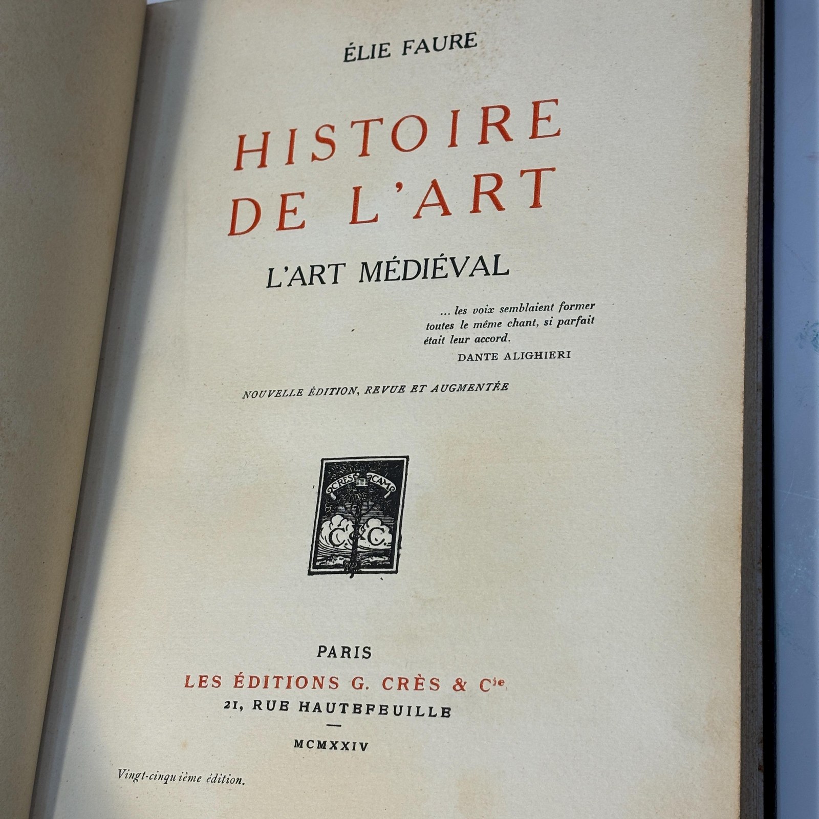 Histoire De L'Art (trans: History of Art) 3 volumes; Medieval, Renassiance, Modern — photograph 2.