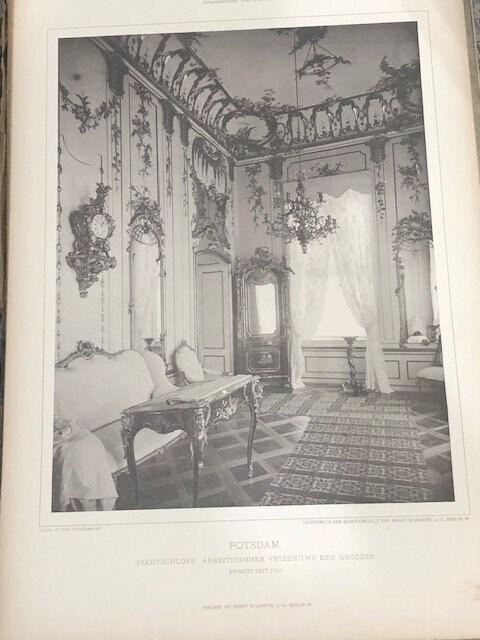 Barock und Rococo Architektur (trans: Baroque and Rococo Architecture)198/200 plates — photograph 8.