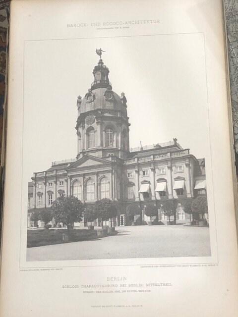 Barock und Rococo Architektur (trans: Baroque and Rococo Architecture)198/200 plates — photograph 9.