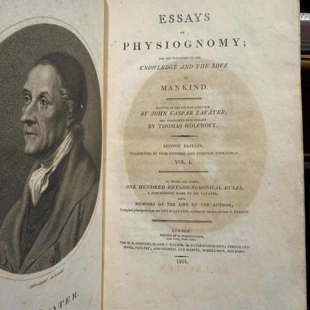 Essays on Physiognomy; For the Promotion and the Knowledge and the Love of Mankind — photograph 2.