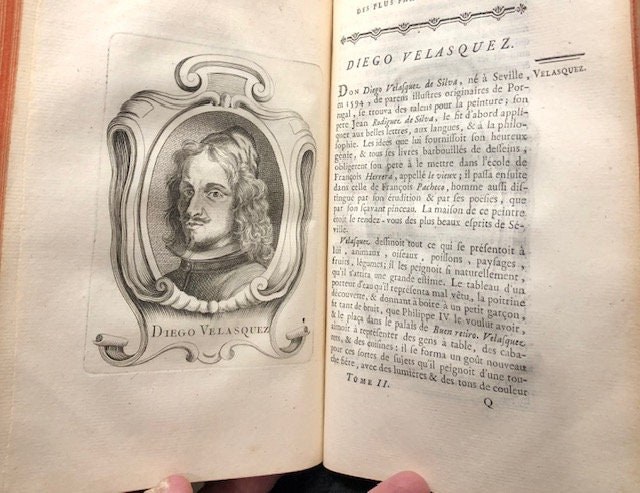 Abrege de la vie des plus fameux peintres: avec leurs portraits graves en taille-douce. Google Translate: Summary of the Lives of the most famous painters with their portraits — photograph 3.