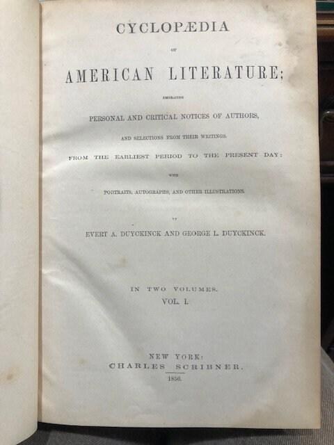 Cyclopaedia of American Literature — photograph 6.