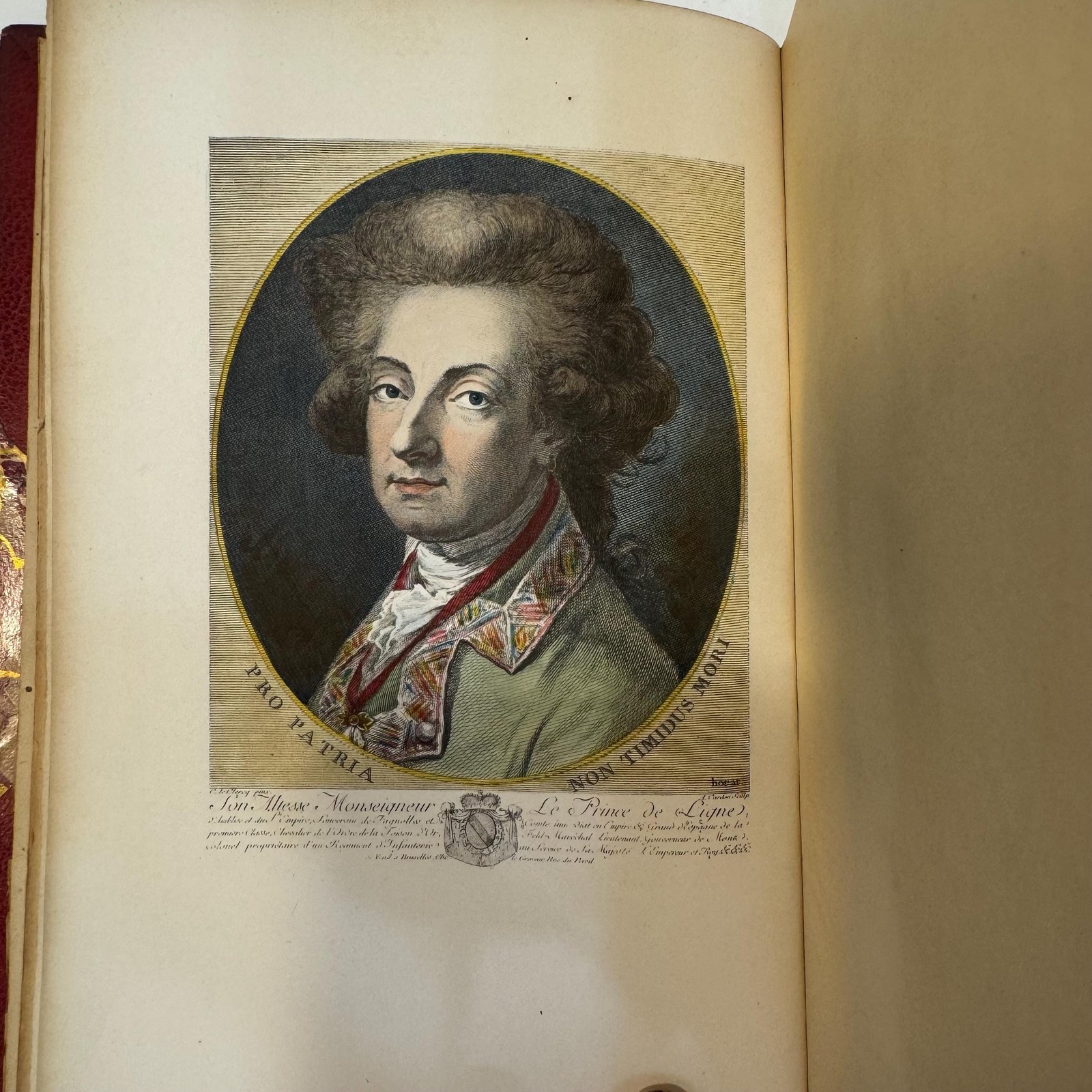 The Prince De Ligne. His Memoirs, Letters, and Miscellaneous Papers (2v) Versailles Aquarelle Edition Limited to Eighty-Five Numbered sets of which this is no. 15 — photograph 4.