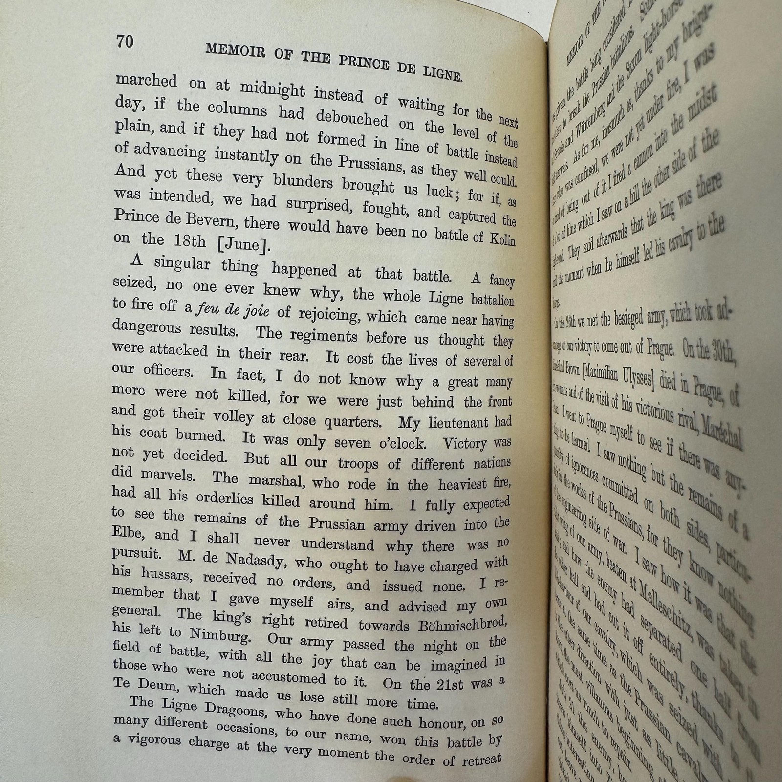 The Prince De Ligne. His Memoirs, Letters, and Miscellaneous Papers (2v) Versailles Aquarelle Edition Limited to Eighty-Five Numbered sets of which this is no. 15 — photograph 6.