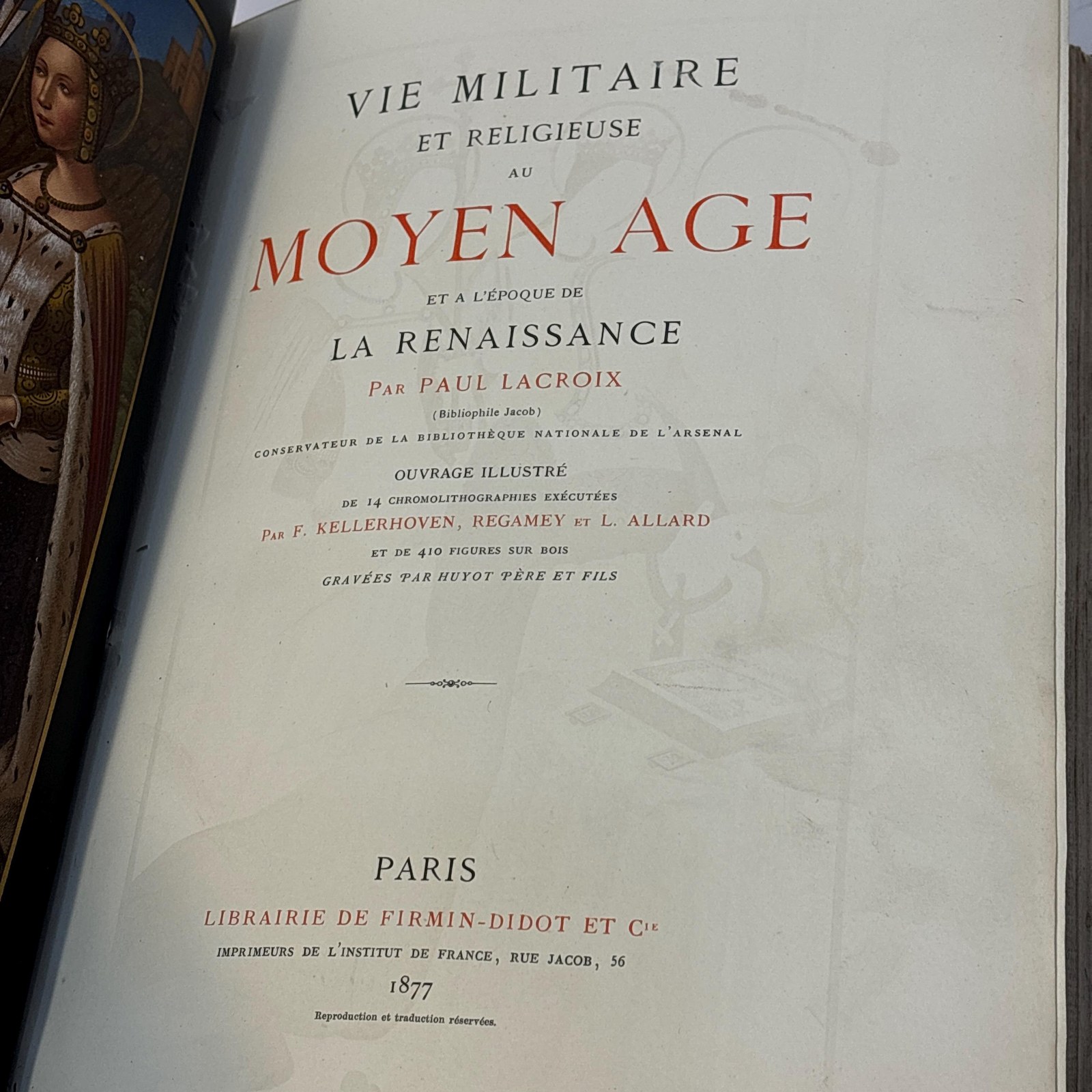 Vie Militaire et Religieuse au Moyen Age it a L'Epoque de La Renaissance GOOGLE TRANSLATION: Military and Religious Life during the Middle Ages and during the Renaissance period — photograph 2.