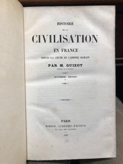 Histoire de la Civilisation en France Depuis la Chute de L'Empire Romain — photograph 5.