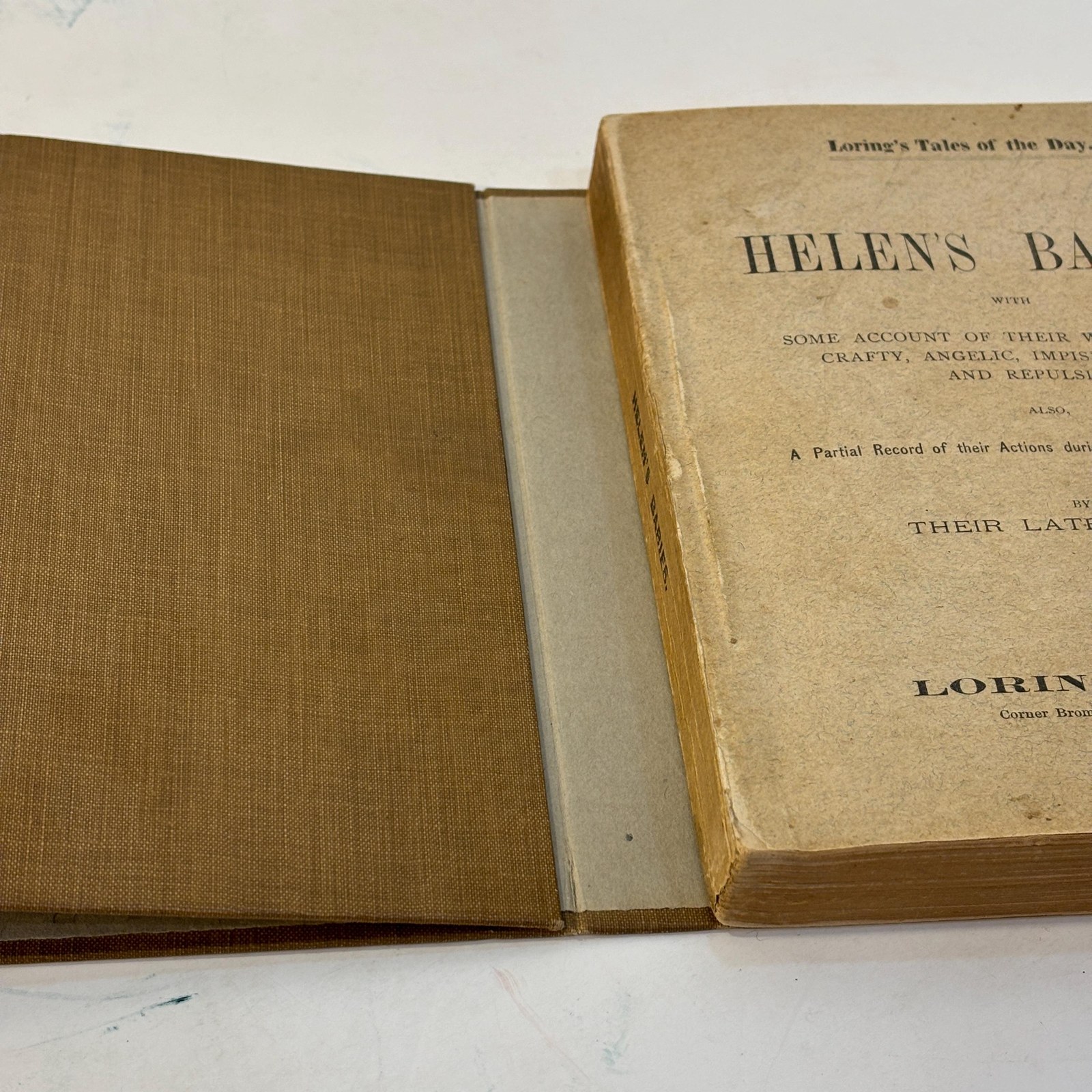 Helen's Babies, with Some Account of Their Ways, Innocent, Crafty, Angelic, Impish, WITCHING, and Repulsive. Also, a Partial Record of their Actions during Ten Days of their Existence — photograph 5.