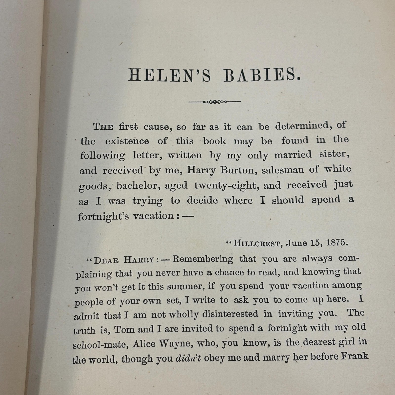 Helen's Babies, with Some Account of Their Ways, Innocent, Crafty, Angelic, Impish, WITCHING, and Repulsive. Also, a Partial Record of their Actions during Ten Days of their Existence — photograph 8.