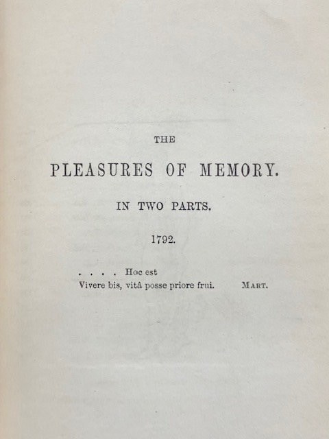 The Poetical Works of Samuel Rogers. Prize Binding. — photograph 6.