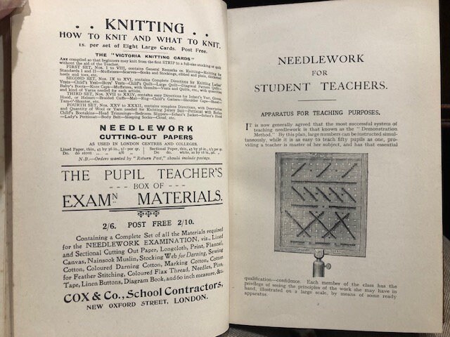 Needlework For Student Teachers Intended for The Use Of Teachers and Students of all Grades. Ninth Edition. Prize Binding. — photograph 4.