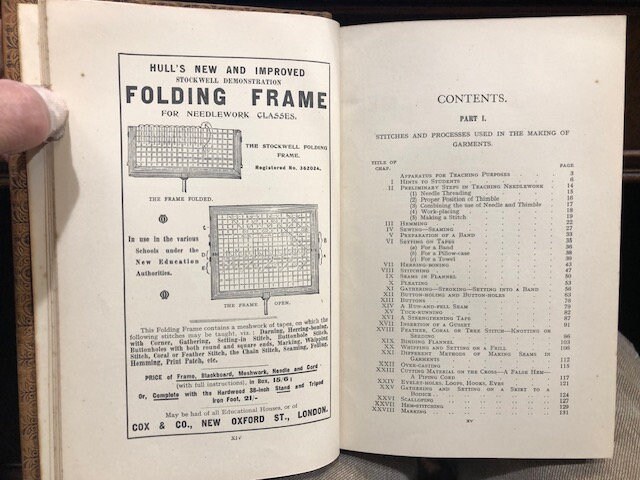 Needlework For Student Teachers Intended for The Use Of Teachers and Students of all Grades. Ninth Edition. Prize Binding. — photograph 5.