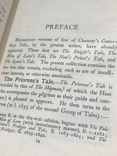 The Prioress's Tale and Other Tales by Geoffrey Chaucer Done Into Modern English by Prof. Skeat — photograph 8.