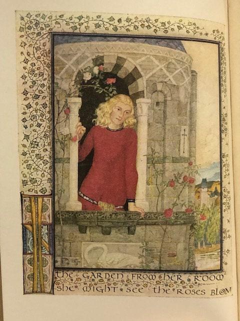 Aucasin & Nicolette Translated from the old French With Colored Illustrations by Maxwell Armfield (Signed Binding Sangorski & Sutcliffe) — photograph 6.