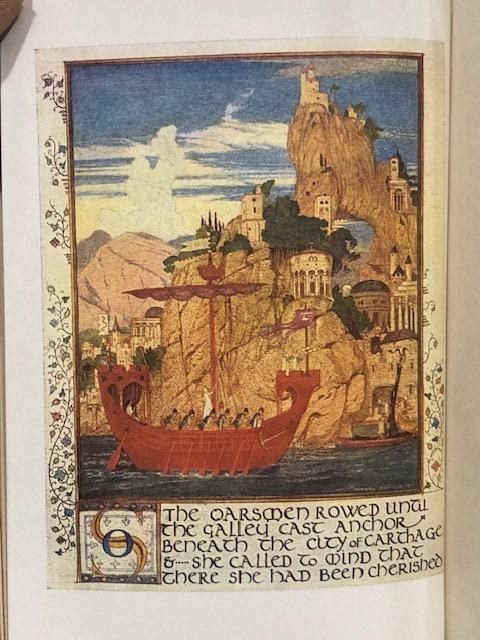 Aucasin & Nicolette Translated from the old French With Colored Illustrations by Maxwell Armfield (Signed Binding Sangorski & Sutcliffe) — photograph 9.