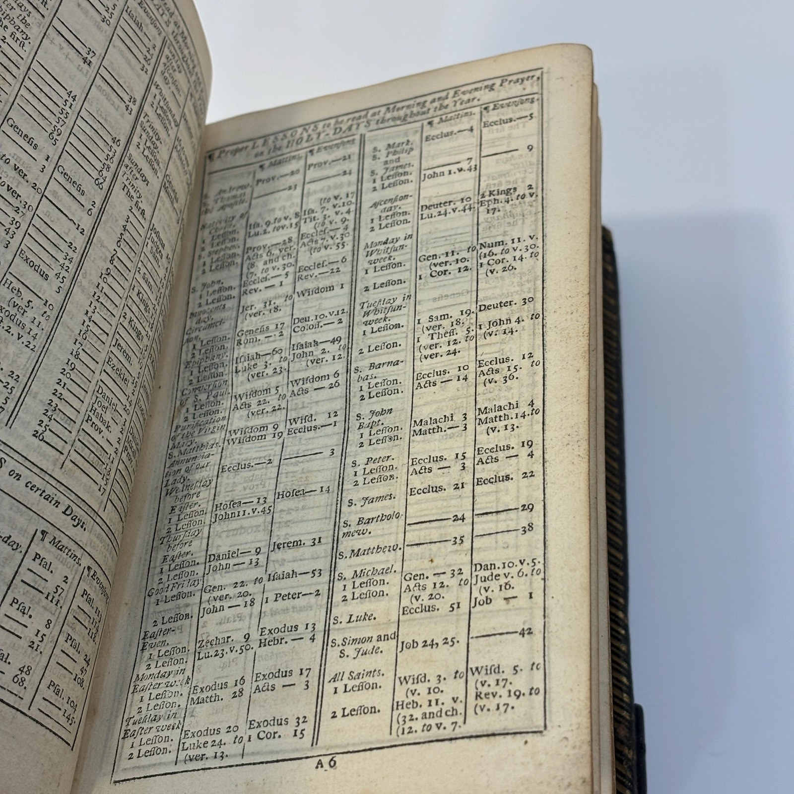 The Book of Common Prayer, And Administration of The Sacraments, and Other Rites and Ceremonies of The Church, According to the Use of The Church of England; Together with the Psalter or Psalms of David, Pointed as they are to be sung or said in Churches — photograph 9.