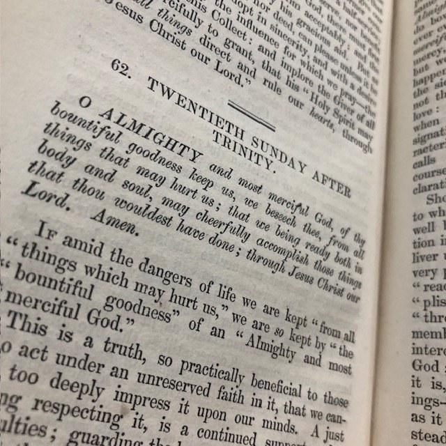 A Comment Upon The Collects Appointed To Be Used In The Church Of England, Before The epistle and Gospel on Sundays and Holydays Throughout The Year. New Edition. — photograph 5.