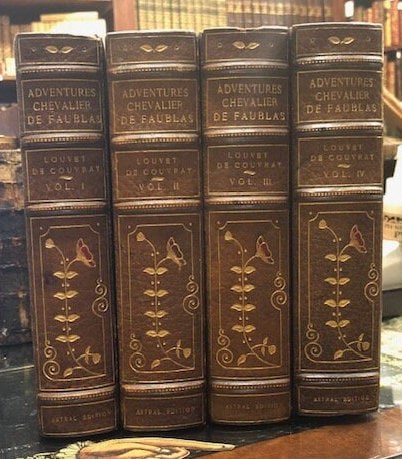 (4vol) The Amours of The Chevalier de Faublas, Founded on Historical Facts, Interspersed with Most RemarkableNarratives. A Literal Unexpurgated Translation from the Paris edition of 1821. With NumerousBeautiful Engravings Etched by Louis Monzies From Drawings by Paul Avril. Limited "Astral" Edition #5/52 — photograph 10.