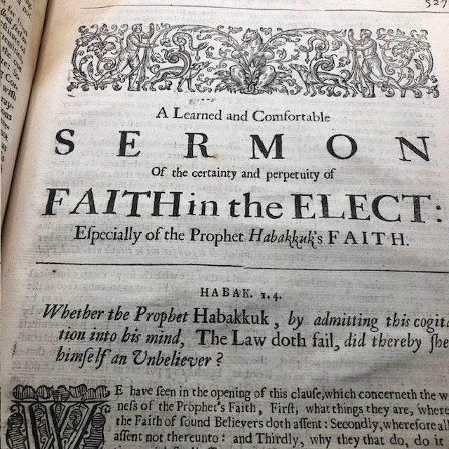 The Works of that Learned and Judicious Divine, Mr. Richard Hooker, in Eight Books of Ecclesiastical polity, Compleated out of his own Manuscrips; With several other Treatises by the same Author, and an Account of his Life and Death. Dedicated to the Kings most Excellent Majesty, Charles II. By whose Royal Father (near His Martyrdom) the former Five Books (then onely extant) were commended to His Dear Children, as an excellent means to satisfie Private Scruples, and settle the Publick Peace of this Church and Kingdom. — photograph 9.
