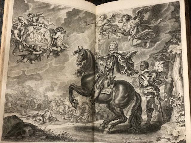 A General System of Horsemanship in All It's Branches: Containing a Faithful Translation of That Most Noble and Useful Work…Entitled The Manner of Feeding, Dressing, and Training of Horses for The Great Saddle, and Fitting Them for Service of The Field in Time of War, or For The Exercise and Improvement of Gentleman in The Academy at Home: A Science Peculiarly Necessary Throughout all Europe, and Which has Hitherto Been so Much Neglected, or Discouraged in England, That Young Gentlemen Have Been Obliged to Have Recourse to Foriegn Nations for This Part of Their Education. With All the Original Copper-Plates, in Number Forty-Three, which Were Engrav'd by the Best Foreign Masters, Under His Grace's Immediate Care and Inspection, and Which are Explained in The Different Lessons. And to Give All the Improvements that May Be, This Work is Ornamented with Head-Pieces and Initial Letters, Properly Adapted to the Subsequesnt Chapters; and Enlarged with an Index. Vol. II: I) Directions for the Choice of Stallions and Mares, and for Weaning and Managing of Foals, until they come to a proper Maturity for Service, suitable to the Uses they are design'd for. II)The Manner of Keeping, Soiling, Training, and Exercising Race-Horses, and Preparing them for the Course: Also Instructions for the Choice and Management of Hunters; and a Supplemental Discourfe concerning Hounds. III) The Perfect Knowledge of Horses; being a succinct Account of their various Disorders, both internal and external, and their good and bad Qualities; shewing the Seat, Cause, and Symptoms of all Diseases; with proper Recipes, and Methods of Cure, whether by manual Operation or otherwise; the like not hitherto extant in any Book of Farriery whatsoever in the English Tongue. Translated from the French Edition, published at the Hague, under the Inspection of the learned Dr. Boerhaave, by Gafper de Saunier, Riding-Master and Director to the Academy of Leyden; with the Addition of all his Father's Recipes and Remarks, who was forty Years Inspector-General of Lewis the XIVth's Great Stable. IV) The Osteology and Myology of a Horse: Or, an Anatomical Description of all the Bones and Muscles, that compose that most noble and useful Animal; pointing out their various Uses and Affections, and accounting for many other Particulars in the Oeconomy of a Horse, that are not generally known Illustrated with near thirty Copper-plates, in which the Seats of all Diseases are not only exactly described, but with several new Instruments requisite in the Cure of them most accurately described. And to give a more perfect Idea of the different Subjects, all the Anatomical Prints, representing the Muscles, Bones, &c. are wrought off in their proper Colours. To which is added, A large COLLECTION of RECIPES, Communicated by several Persons of Experience and Distinction: TOGETHER WITH TWO COMPLETE INDEXES, The one of DISEASES, the other of MEDICINES ALSO A DICTIONARY, explaining all the Technical Terms that belong to the Stud, the Stable, the Manage, Farriery, or whatever relates to HORSES. — photograph 10.