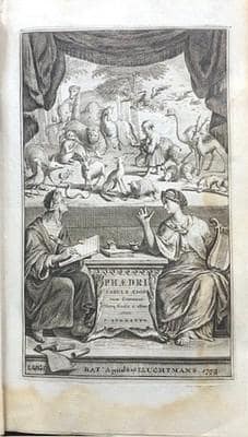 Phaedri, Aug. Liberti, Fabularum Aesopiarum Libri V. Cum Integris Commentariis Marq. Gudii, Conr. Rittershusii, Nic. Rigaltii, Is. Neveleti, Nic. Heinsii, Joan. Schefferi, Jo. Lud. Praschii, & excerptis aliorum. Edito Quarta Emendatior. Translated from Latin: Aesop's Fables Book Five With Complete Commentaries by... and excerpts from others. Fourth Edition, Improved. — photograph 2.