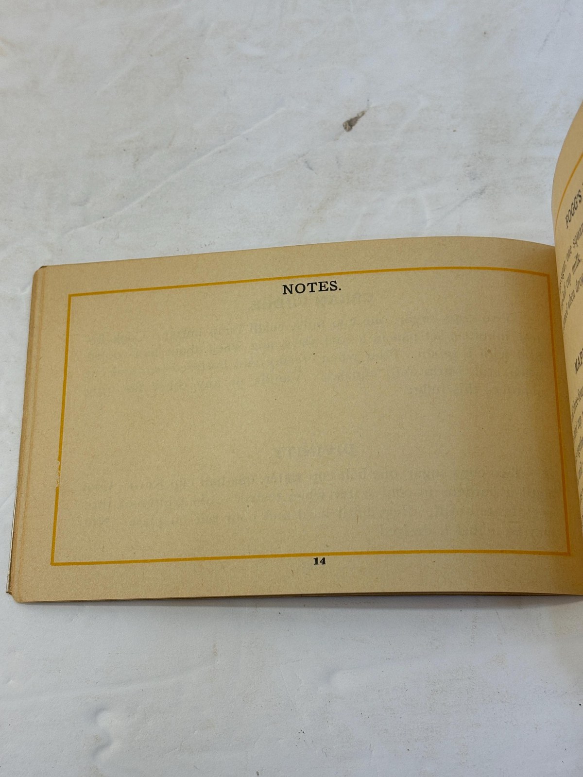 The Handy Candy Book. Recipes and Notes. Second Edition. A selection of candy recipes made by a young lady who has had considerable experience and pleasant success in the delightful art of making candies. Price Ten Cents. — photograph 5.