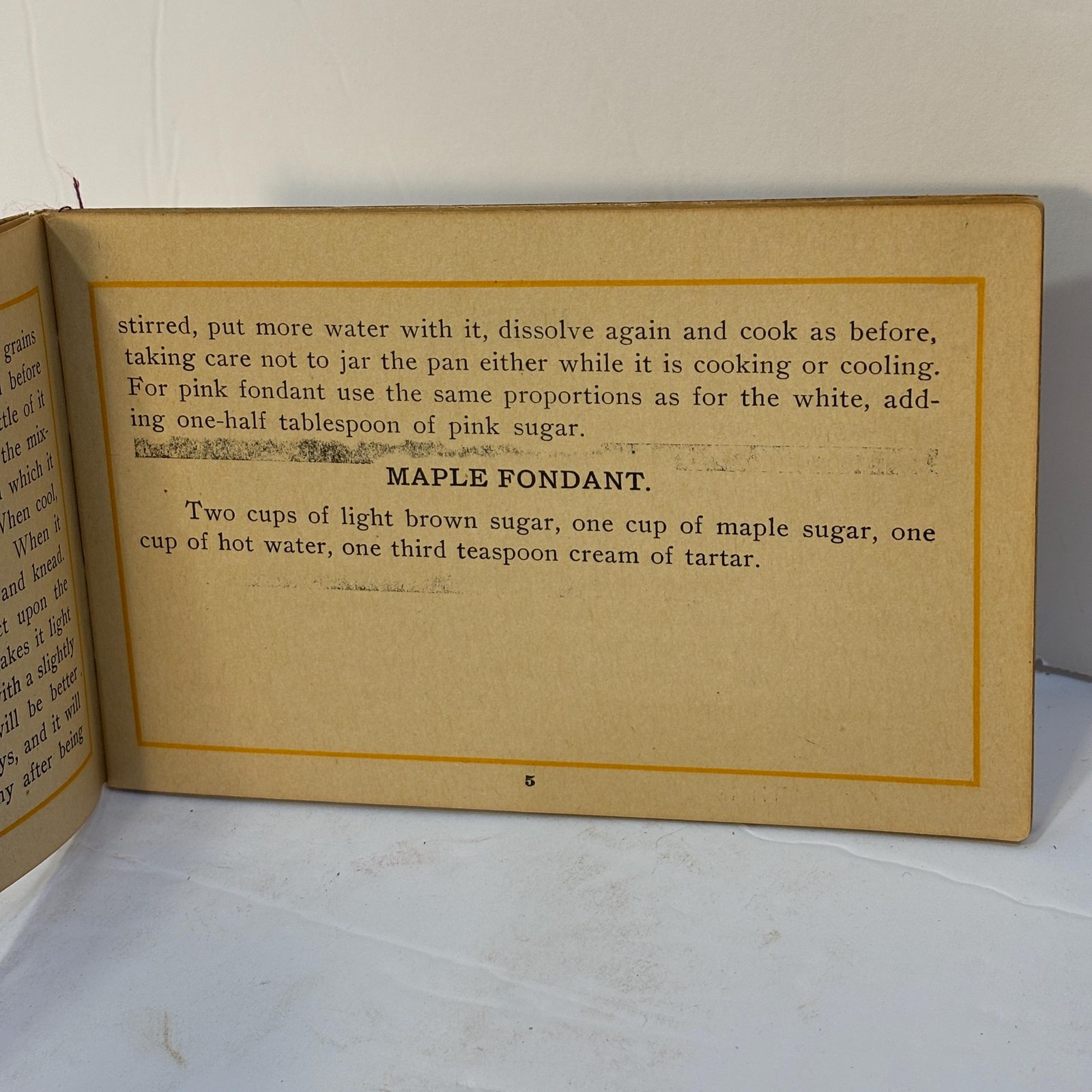 The Handy Candy Book. Recipes and Notes. Second Edition. A selection of candy recipes made by a young lady who has had considerable experience and pleasant success in the delightful art of making candies. Price Ten Cents. — photograph 9.