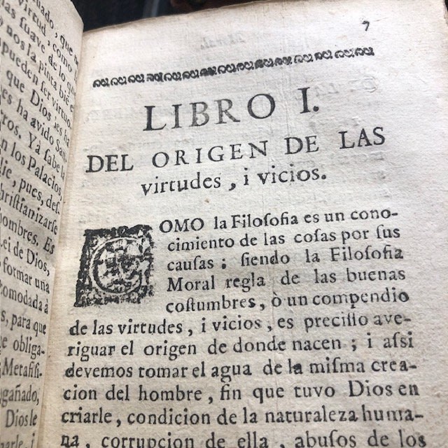 Filosfia Racional, Natural, Metafisica, I Moral. Tome IV of Filosofia Moral. Translated from Spanish: Philosophy; Rational, Natural, Moral, Metaphysics. Vol IV of Moral Philosophy — photograph 4.