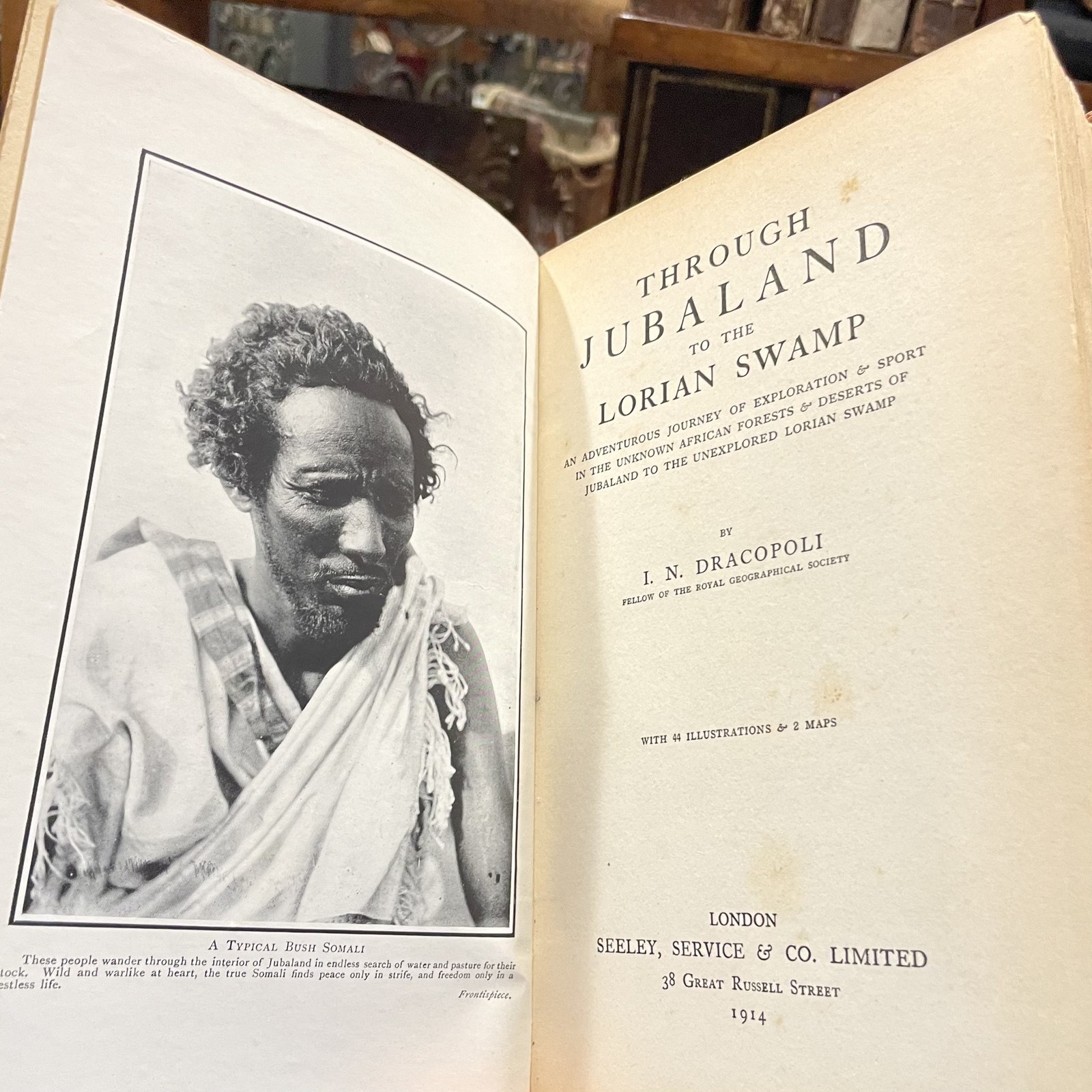 Through Jubaland toThe Lorian Swamp An Adventurous Journey of Exploration & Sport in The Unknown African Forests & Deserts of Jubaland to the Unexplored Lorian Swamp. With 44 Illustrations & 2 Maps — photograph 4.