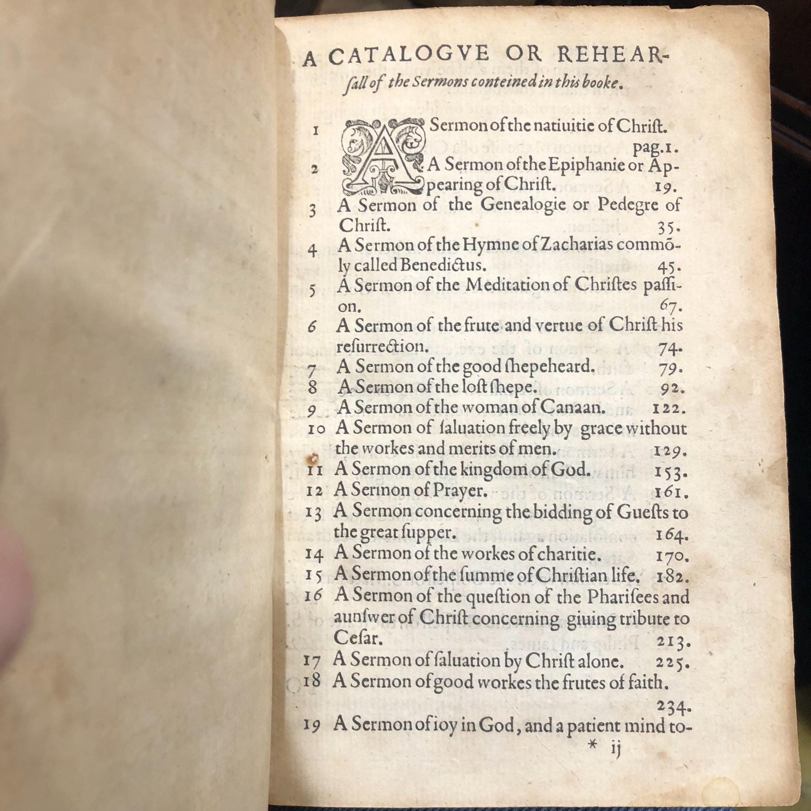 Special and Chosen Sermons of D. Martin Luther, collected out of his writings and preachings for the necessary instruction and edification of such, as hunger and seeke after the perfect knowledge and inestimable glorie which is in Christ Jesu, to the comfort and salvation of their soules. Englished by W.G. — photograph 5.