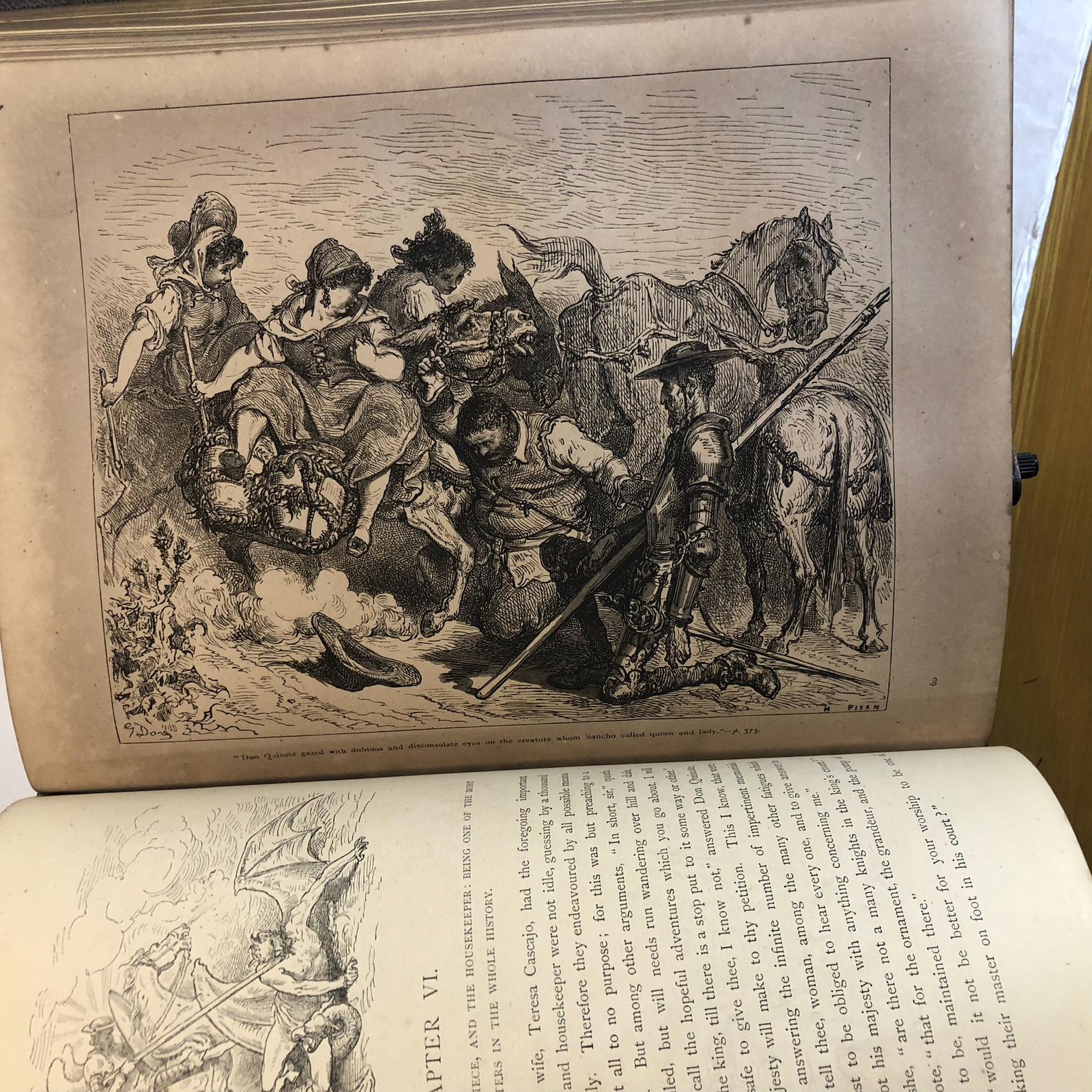 The History of Don Quixote. By Cervantes. And a Biographical Notice of Cervantes, by T. Teignmouth Shore, M.A. Illustrated by Gustave Dore. — photograph 8.