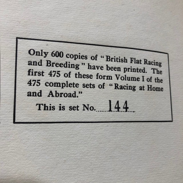 RACING AT HOME AND ABROAD. 1).British Flat Racing and Breeding, British Steeple Chasing and 2) Racing in Ireland and Racing and 3) Breeding in America and the Colonies. — photograph 7.