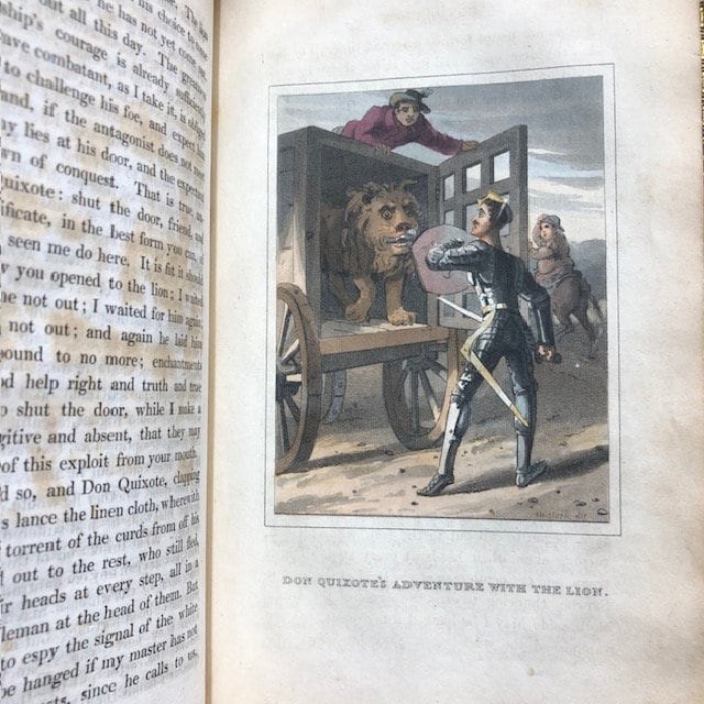 Don Quixote De La Mancha. Translated From the Original Spanish... Embellished With Tewnty-Four Highly Finished Engravings From Drawings Designed Expressly For This Edition. In Four Volumes. — photograph 8.