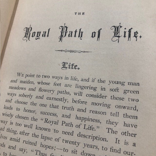 The Royal Path of Life: or, Aims and Aids to Success and Happiness. — photograph 5.