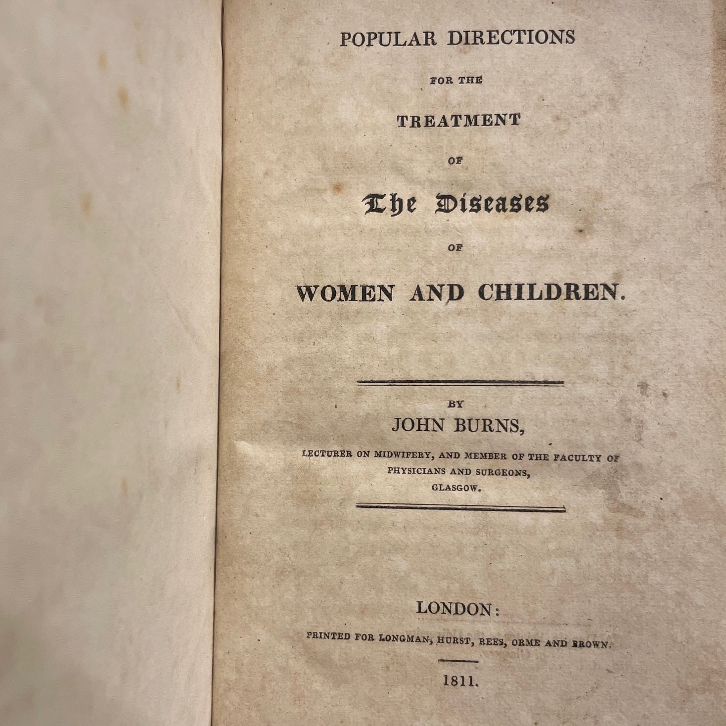 Popular Directions for The Treatment of The Diseases of Women and Children — photograph 3.