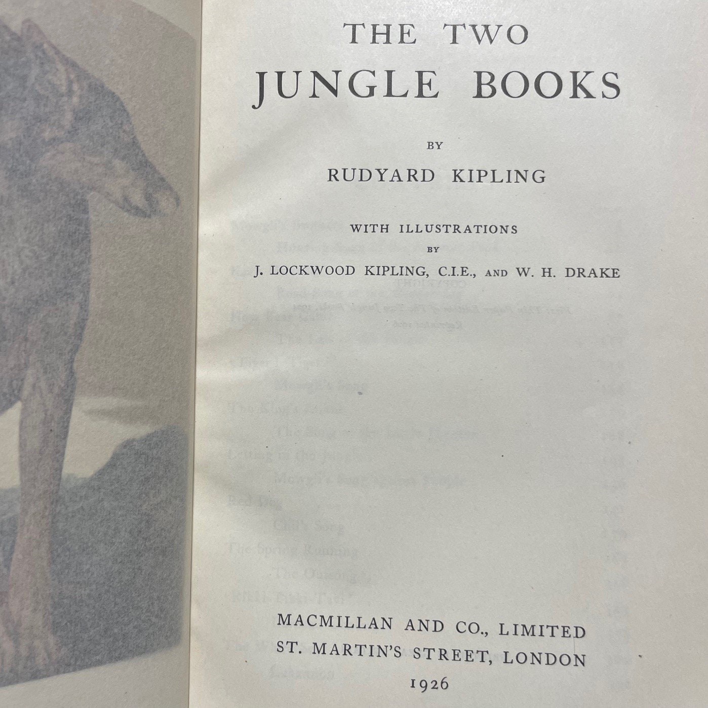 The Two Jungle Books, With Illustrations by J. Lockwood Kipling and W.H. Drake. Signed Binding by Sangorski & Sutcliffe — photograph 6.