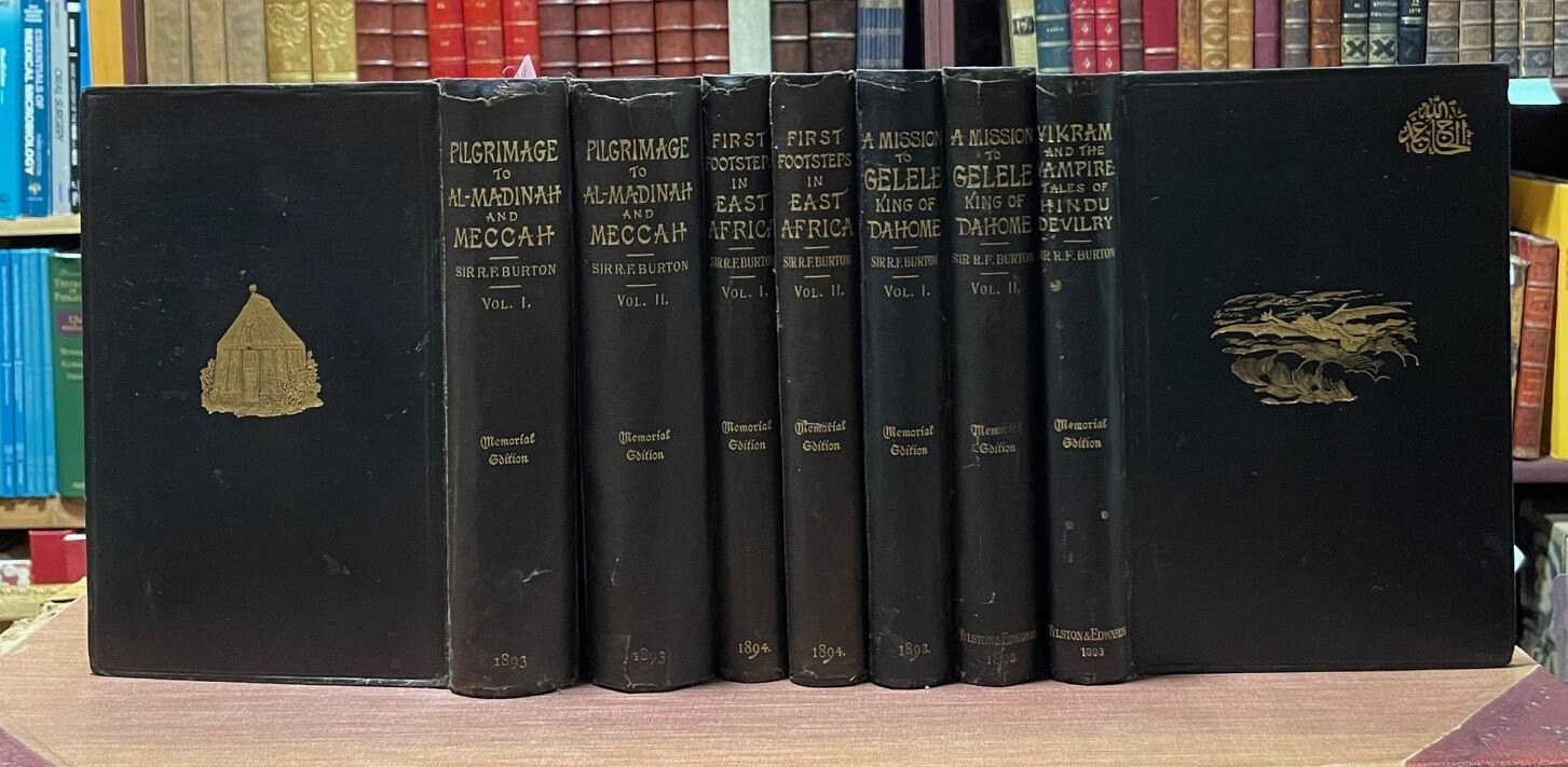 The Memorial Edition of The Works of Sir R. F. Burton, 4 titles in 7 volumes. — photograph 2.