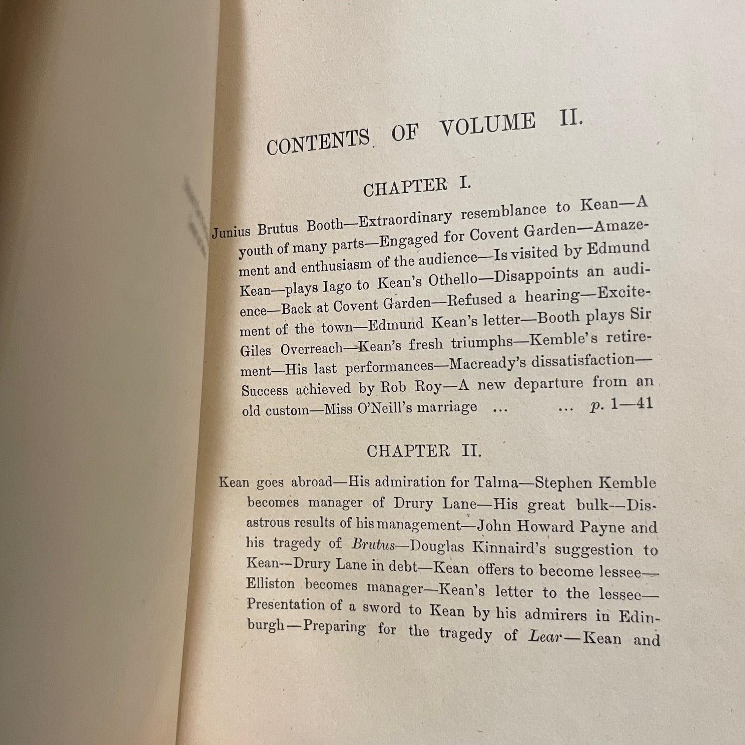 The Life and Adventures of Edward Kean Tragedian. 1787-1833. In Two Volumes — photograph 8.