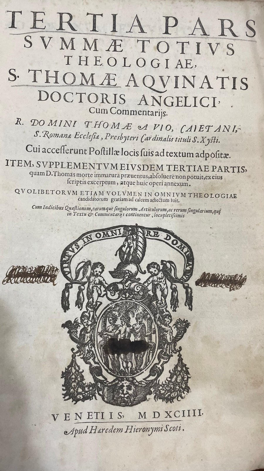 Jus Canonicum Universum, Clara Methodo Juxta Titulos Quinque Librorum Decretalium in Quaestiones distributum, Solidisque Responsionibus, & Objectionum Solutionibus dilucidatum. Tomus Primus. Editio Secunda. Multo correctior & auctior, praesertim quoad novissimum Tractatum de Regulis Juris. Translated from Latin: Complete Canon Law, Clearly Arranged According to the Titles of the Five Books of Decretals, Divided into Questions, and Clarified with Solid Responses and Solutions to Objections. Volume One. Second Edition. Much Corrected and Enlarged, Especially Regarding the Latest Treatise on the Rules of Law. 6 books in 3 volumes. — photograph 9.