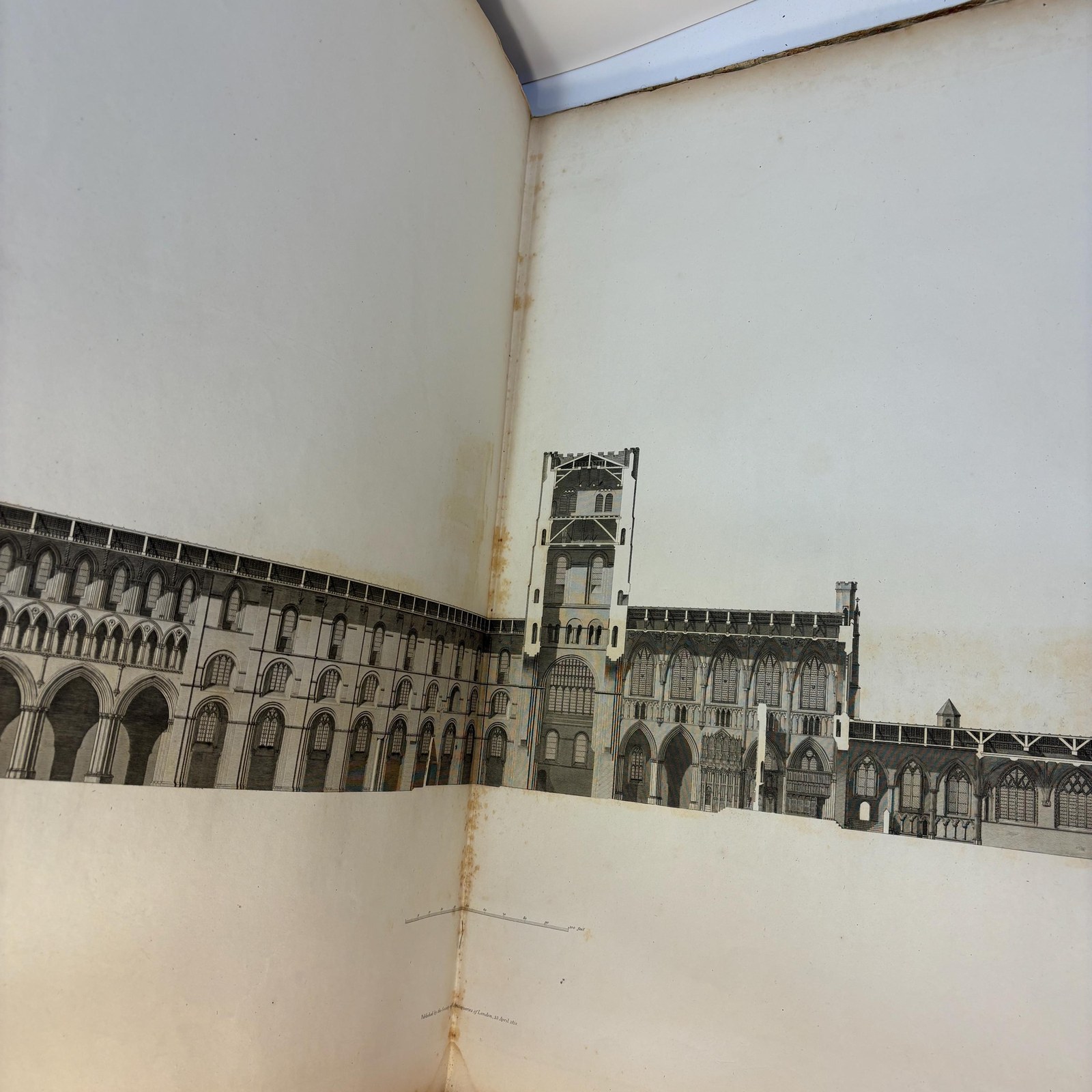 Some Account of The Abbey Church of St. Alban. Illustrative of the Plans, Elevations, and Sections, of That Building. Plans, Elevtions, Sections and Specimens of The Architecture and Ornments of The Abbey church at St. Albans — photograph 4.