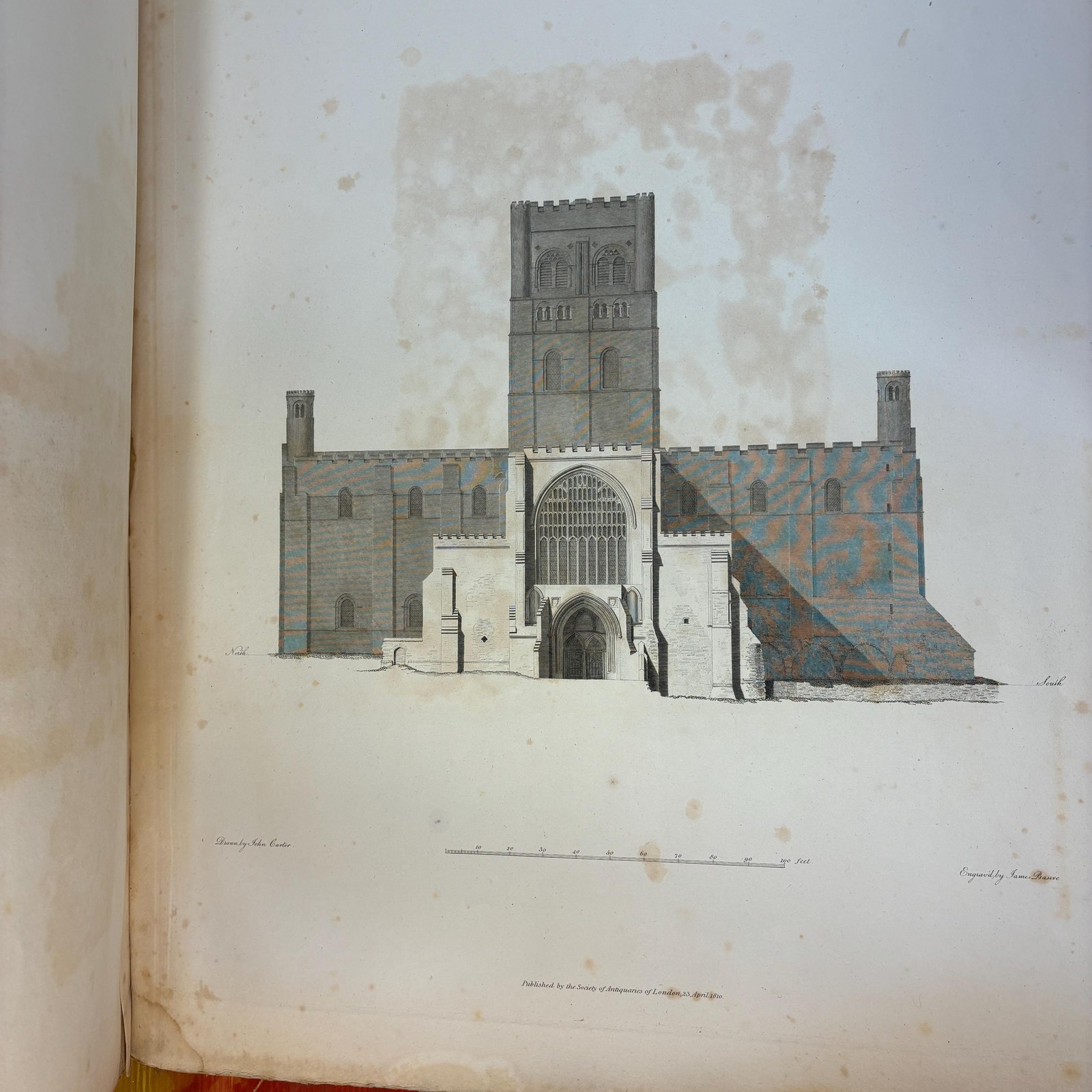 Some Account of The Abbey Church of St. Alban. Illustrative of the Plans, Elevations, and Sections, of That Building. Plans, Elevtions, Sections and Specimens of The Architecture and Ornments of The Abbey church at St. Albans — photograph 8.